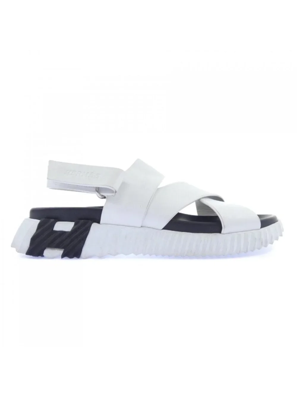 Hermes Electric Sandals White